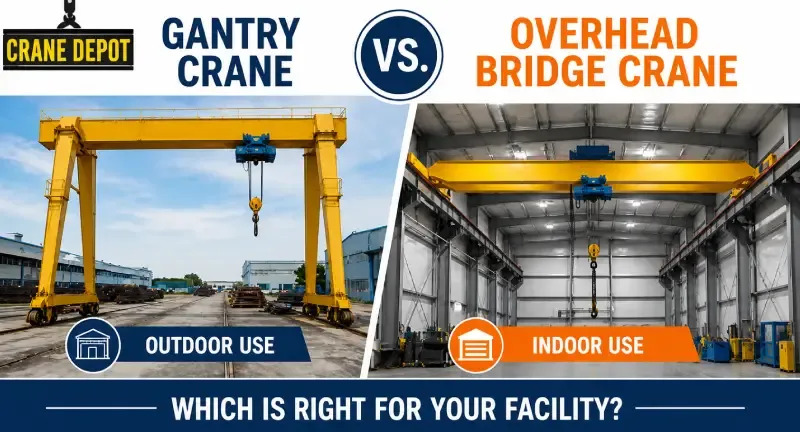 Gantry Crane vs. Overhead Bridge Crane: Which Is Right for Your Facility?